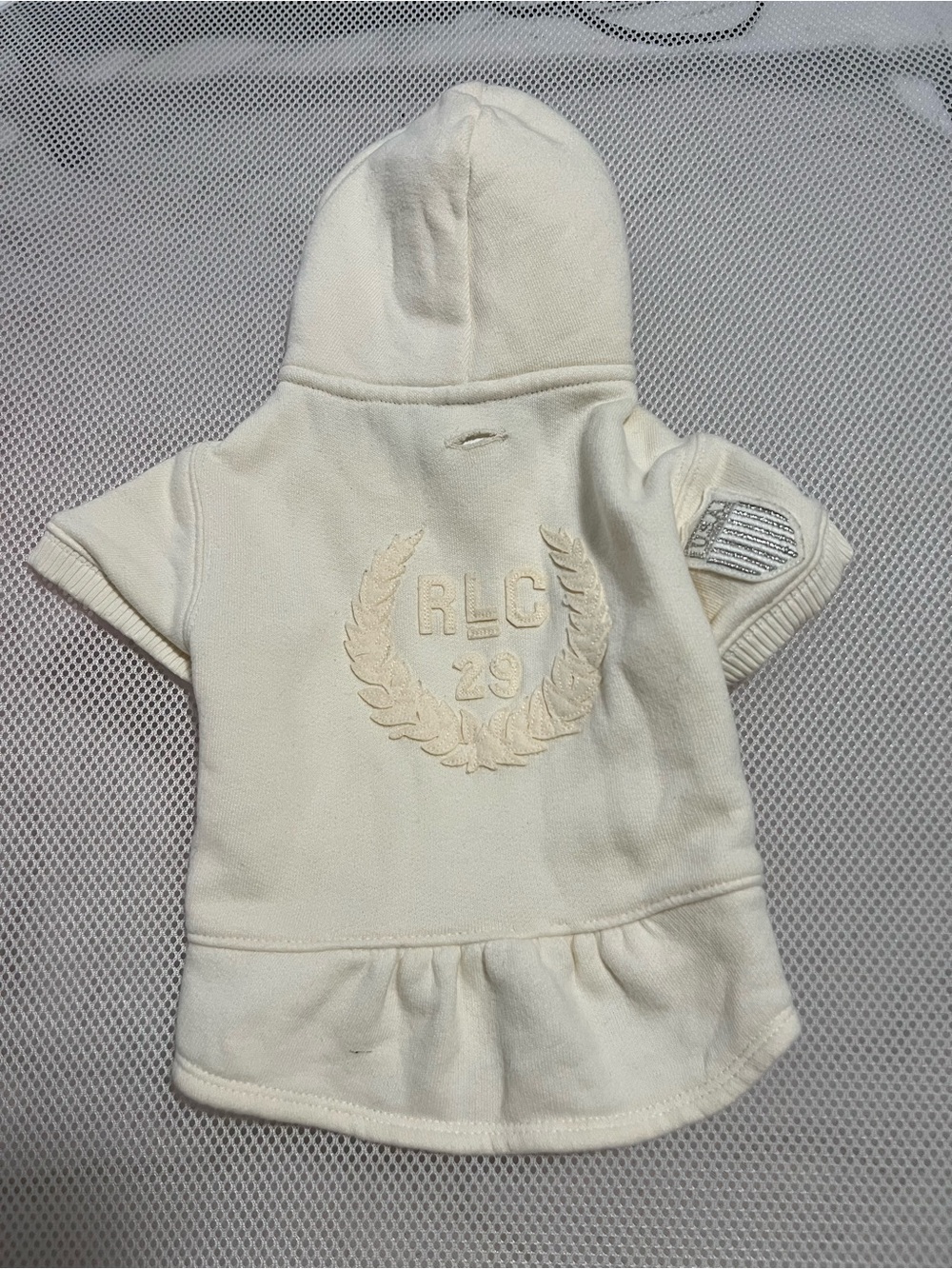 Ralph Lauren Blue Label faux shearling sweatshirt for dog